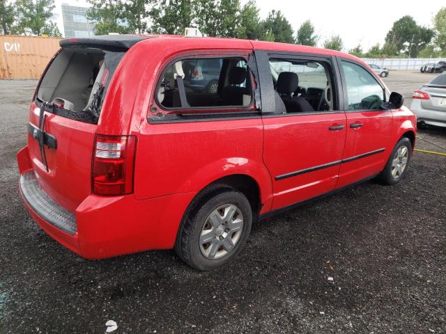 2D4CN1AE9AR138533 - 2010 DODGE GRAND CARA C/V RED photo 3