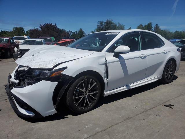 4T1T11AK2PU742317 - 2023 TOYOTA CAMRY SE NIGHT SHADE WHITE photo 1