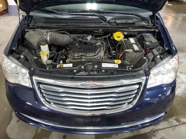 2C4RC1CG1GR215514 - 2016 CHRYSLER TOWN & COU TOURING L BLUE photo 12