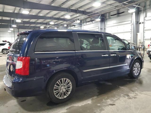 2C4RC1CG1GR215514 - 2016 CHRYSLER TOWN & COU TOURING L BLUE photo 3