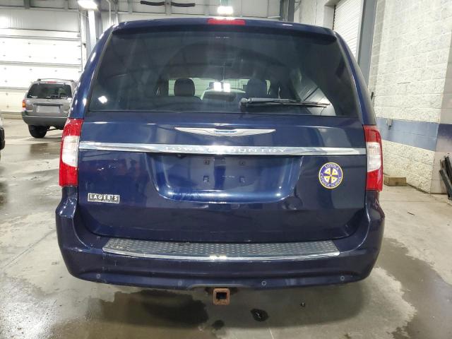 2C4RC1CG1GR215514 - 2016 CHRYSLER TOWN & COU TOURING L BLUE photo 6