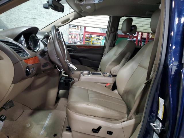 2C4RC1CG1GR215514 - 2016 CHRYSLER TOWN & COU TOURING L BLUE photo 7