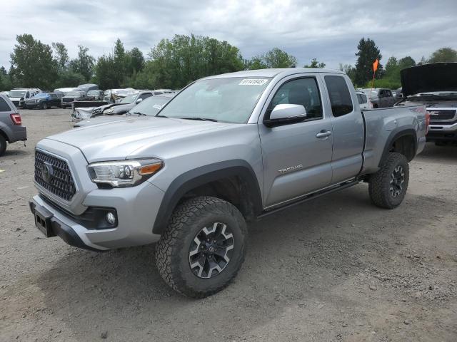 5TFSZ5ANXJX146811 - 2018 TOYOTA TACOMA ACCESS CAB ნაცრისფერი ფოტო 1
