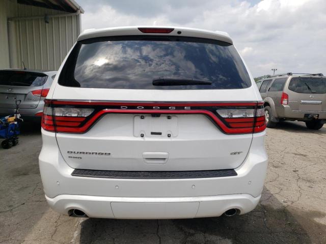 1C4RDJDG1HC907164 - 2017 DODGE DURANGO GT WHITE photo 6