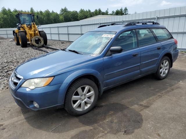 4S4BP61C987308119 - 2008 SUBARU OUTBACK 2.5I BLUE photo 1