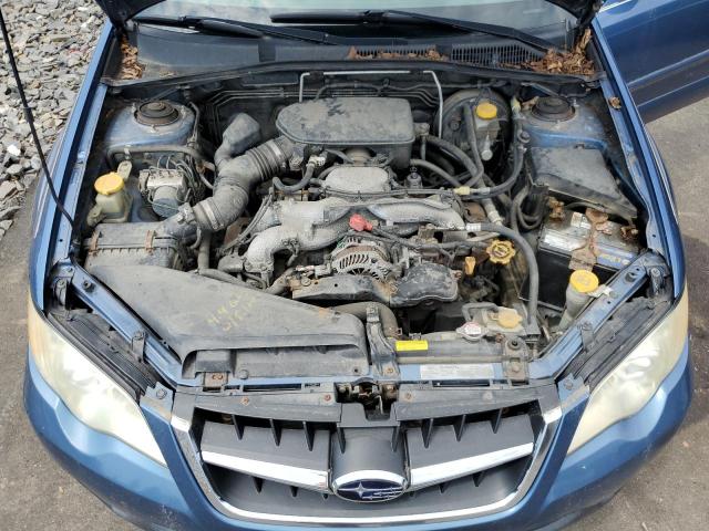 4S4BP61C987308119 - 2008 SUBARU OUTBACK 2.5I BLUE photo 11