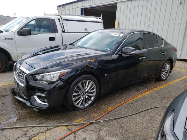 JN1EV7AR5JM442363 - 2018 INFINITI Q50 LUXE BLACK photo 1