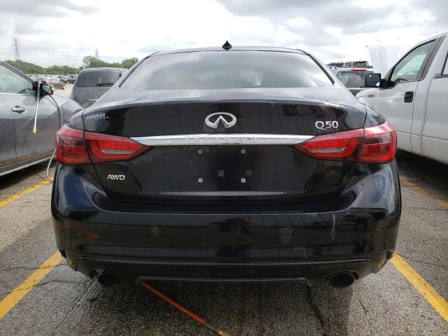 JN1EV7AR5JM442363 - 2018 INFINITI Q50 LUXE BLACK photo 6