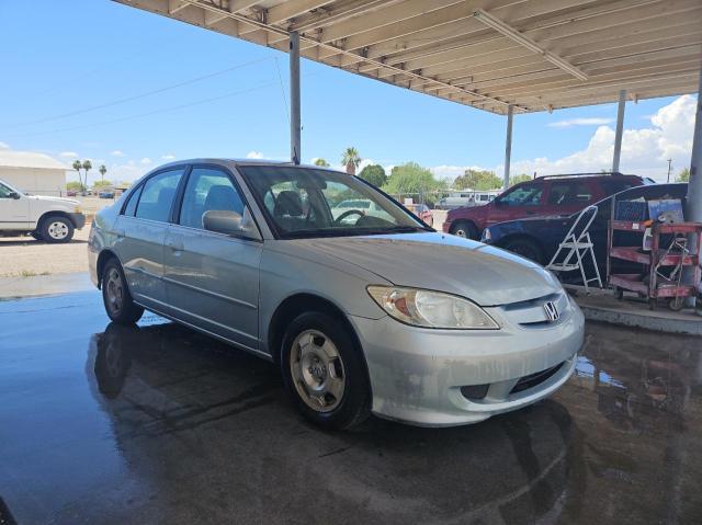 JHMES96685S007711 - 2005 HONDA CIVIC HYBRID BLUE photo 1