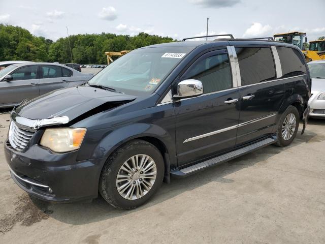 2C4RC1CG4DR777631 - 2013 CHRYSLER TOWN & COU TOURING L BLUE photo 1
