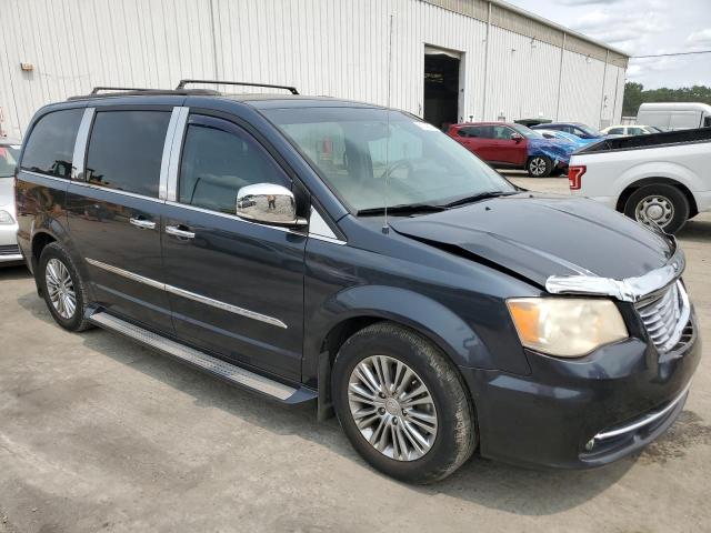 2C4RC1CG4DR777631 - 2013 CHRYSLER TOWN & COU TOURING L BLUE photo 4