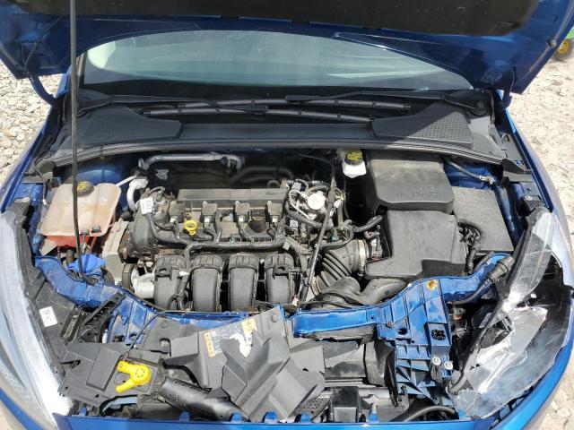 1FADP3F29JL211324 - 2018 FORD FOCUS SE BLUE photo 11