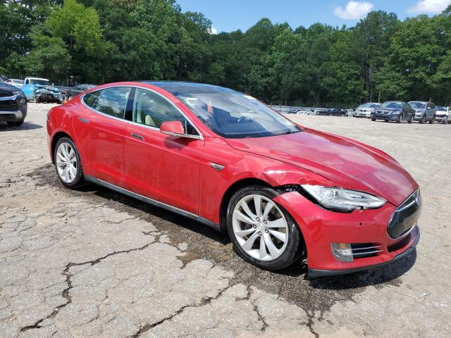 5YJSA1CN6DFP20929 - 2013 TESLA MODEL S 红色 照片 4