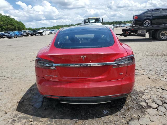 5YJSA1CN6DFP20929 - 2013 TESLA MODEL S 红色 照片 6