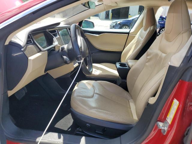 5YJSA1CN6DFP20929 - 2013 TESLA MODEL S 红色 照片 7