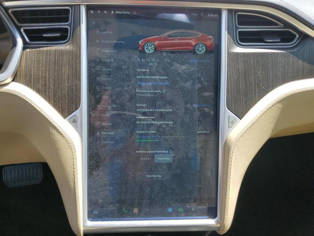 5YJSA1CN6DFP20929 - 2013 TESLA MODEL S 红色 照片 9