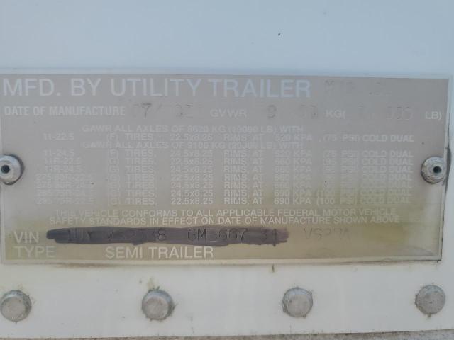 1UYVS2538GM566734 - 2016 UTILITY TRAILER თეთრი ფოტო 10