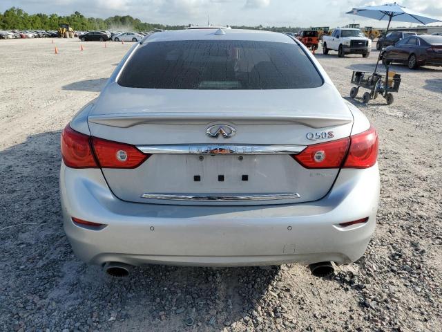 JN1FV7AP6GM420898 - 2016 INFINITI Q50 RED SPORT 400 SILVER photo 6