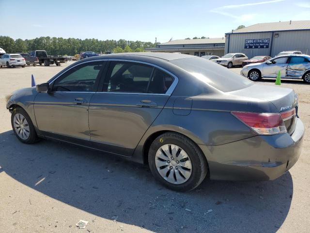 1HGCP2F30CA078302 - 2012 HONDA ACCORD LX GRAY photo 2