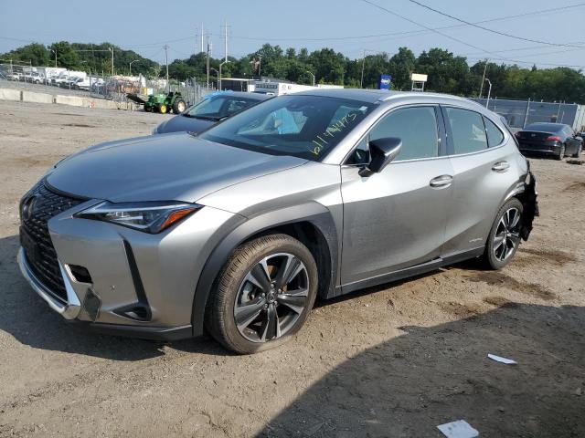 JTHU9JBH3K2012469 - 2019 LEXUS UX 250H GRAY photo 1