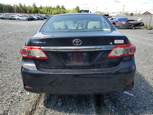 2T1BU4EE1BC617411 - 2011 TOYOTA COROLLA BASE BLACK photo 6