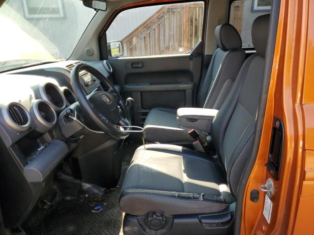 5J6YH27796L007329 - 2006 HONDA ELEMENT EX ORANGE photo 7