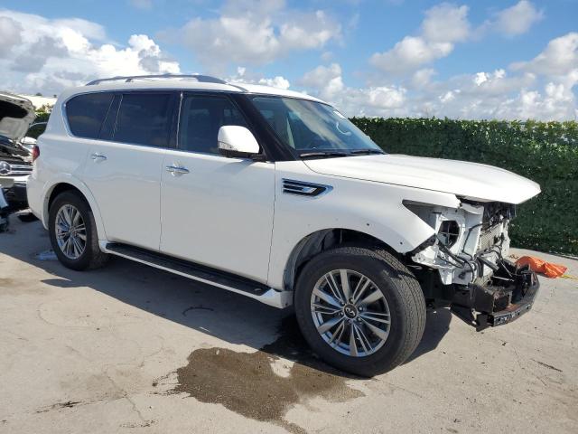 JN8AZ2AF2N9742223 - 2022 INFINITI QX80 LUXE WHITE photo 4