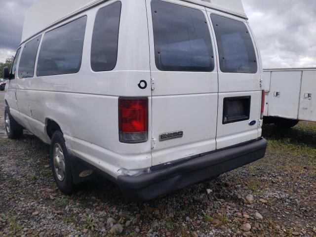 1FTNS24W08DB53878 - 2008 FORD ECONOLINE E250 VAN WHITE photo 9