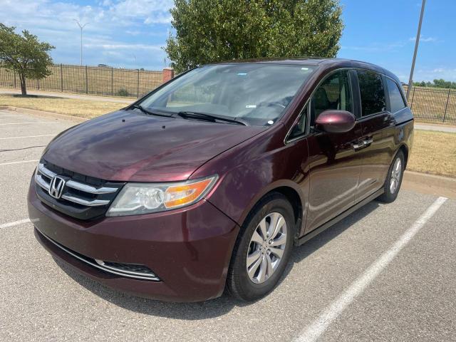 5FNRL5H69EB133918 - 2014 HONDA ODYSSEY EXL MAROON photo 2