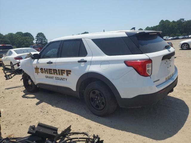 1FM5K8AC0NGA92406 - 2022 FORD EXPLORER POLICE INTERCEPTOR WHITE photo 2