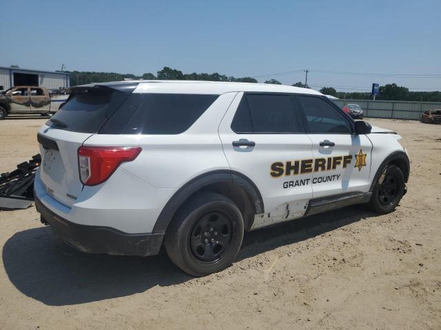 1FM5K8AC0NGA92406 - 2022 FORD EXPLORER POLICE INTERCEPTOR WHITE photo 3