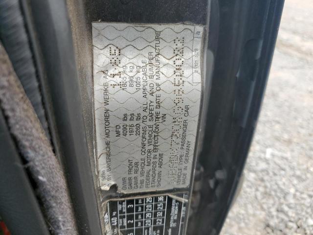 WBADK730XG9650022 - 1986 BMW 528 E BLACK photo 12