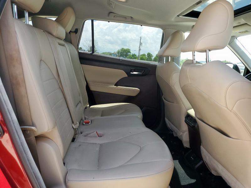 5TDGZRAH7MS042388 - 2021 TOYOTA HIGHLANDER XLE Czerwony zdjęcie 11