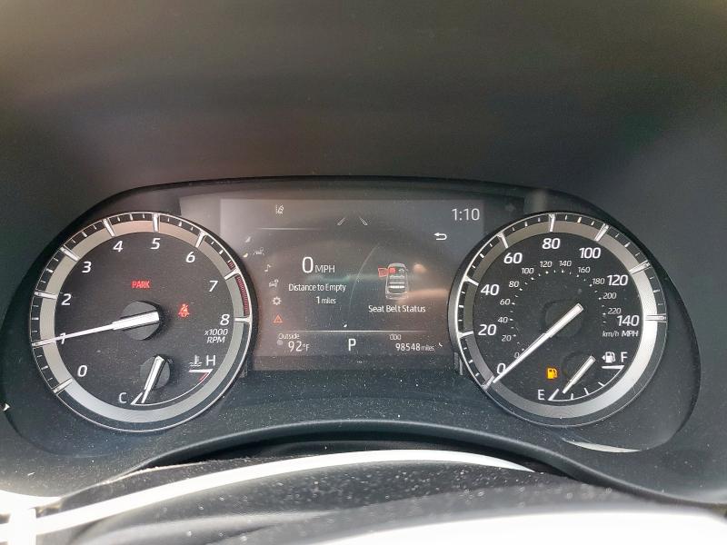 5TDGZRAH7MS042388 - 2021 TOYOTA HIGHLANDER XLE Czerwony zdjęcie 9