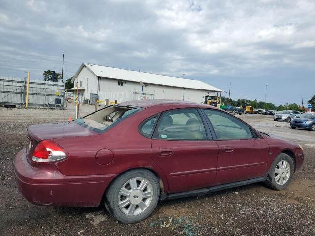 1FAHP56S34A150856 - 2004 FORD TAURUS SEL BURGUNDY photo 3