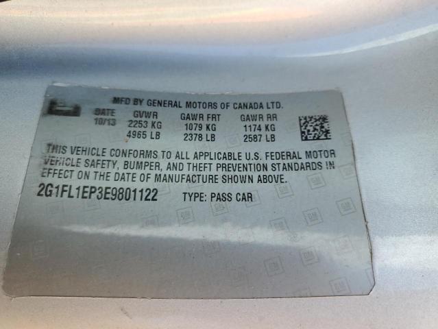 2G1FL1EP3E9801122 - 2014 CHEVROLET CAMARO ZL1 银色 照片 13