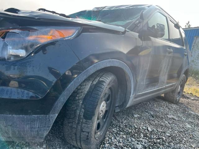 1FM5K8AR4EGA45271 - 2014 FORD EXPLORER POLICE INTERCEPTOR BLACK photo 1