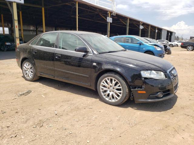WAUAF78E28A168186 - 2008 AUDI A4 2.0T BLACK photo 4