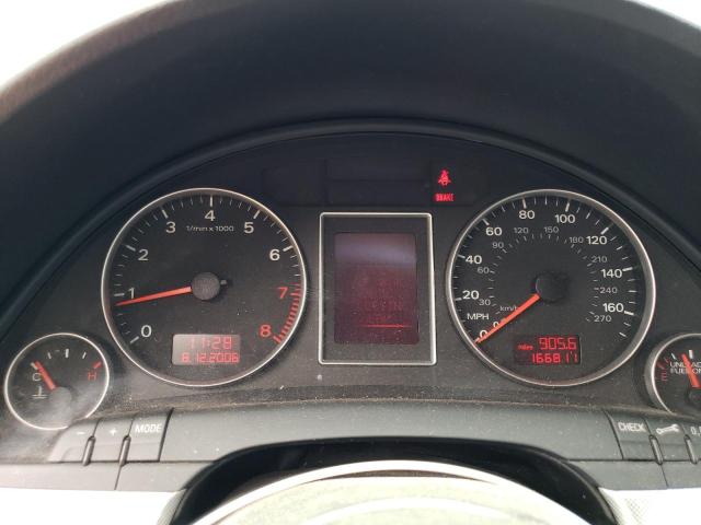 WAUAF78E28A168186 - 2008 AUDI A4 2.0T BLACK photo 9