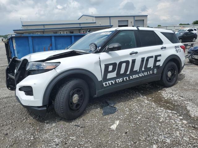 1FM5K8AB1NGA09220 - 2022 FORD EXPLORER POLICE INTERCEPTOR WHITE photo 1