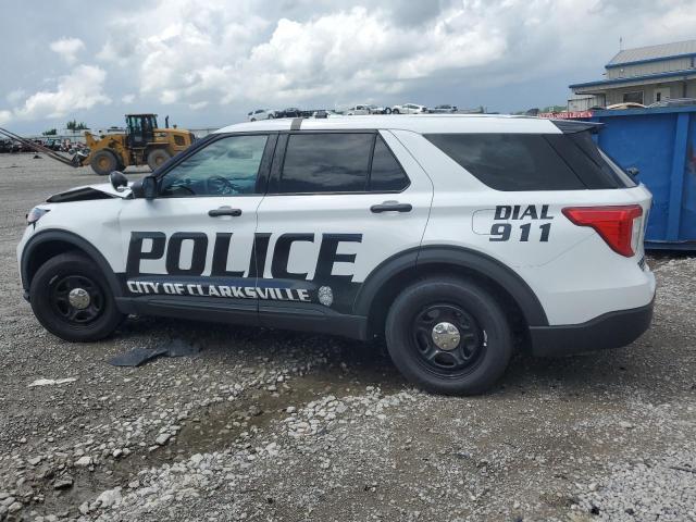 1FM5K8AB1NGA09220 - 2022 FORD EXPLORER POLICE INTERCEPTOR WHITE photo 2