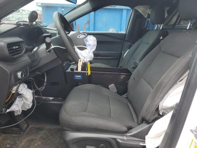 1FM5K8AB1NGA09220 - 2022 FORD EXPLORER POLICE INTERCEPTOR WHITE photo 7