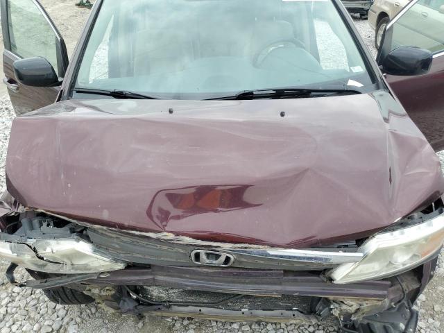 5FNRL5H67DB087794 - 2013 HONDA ODYSSEY EXL MAROON photo 12