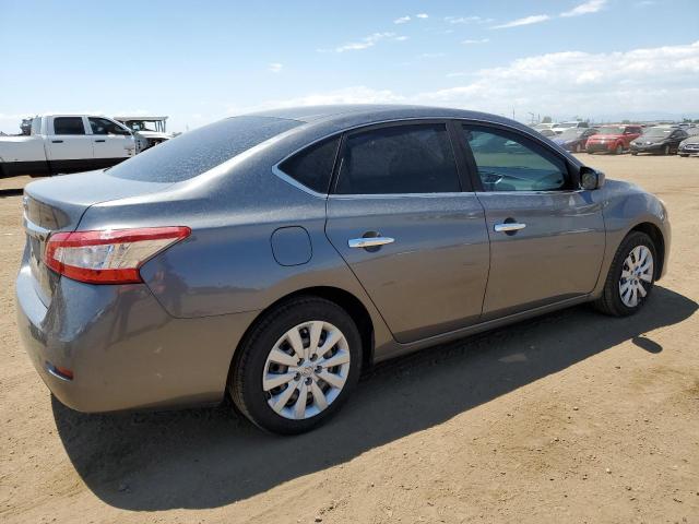 3N1AB7AP6FY239587 - 2015 NISSAN SENTRA S GRAY photo 3