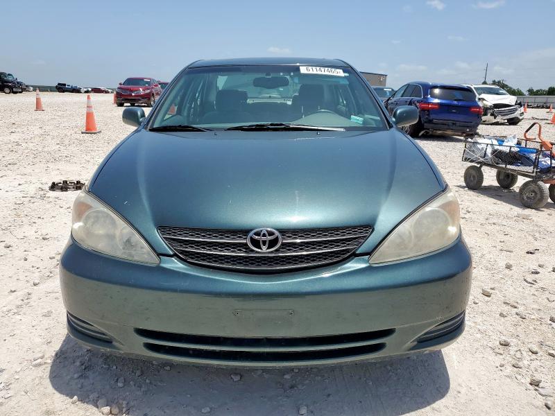 4T1BE32K02U509667 - 2002 TOYOTA CAMRY LE GREEN photo 5