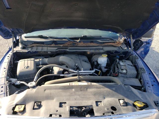 1C6RR7LT5KS591579 - 2019 RAM 1500 CLASS SLT 蓝色 照片 11