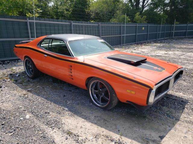 WH23G4G121872 - 1974 DODGE CHARGER ORANGE photo 4