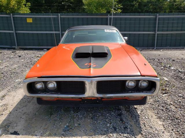 WH23G4G121872 - 1974 DODGE CHARGER ORANGE photo 5