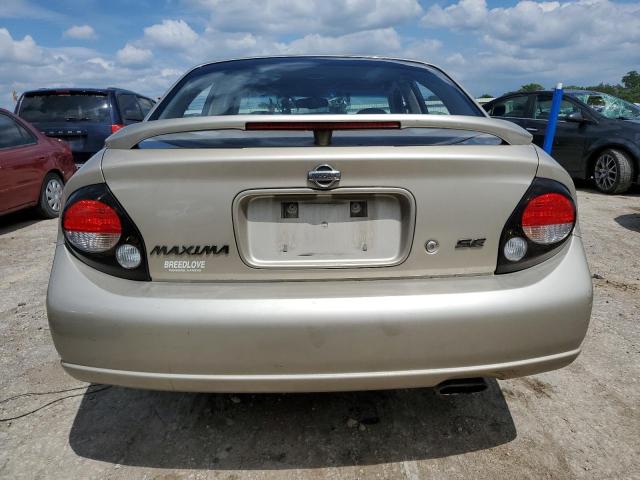 JN1CA31D31T813879 - 2001 NISSAN MAXIMA GXE BEIGE photo 6