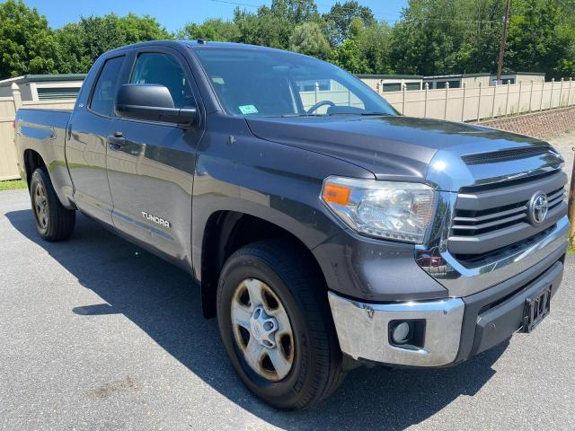 5TFUM5F15EX051981 - 2014 TOYOTA TUNDRA DOUBLE CAB SR/SR5 GRAY photo 4